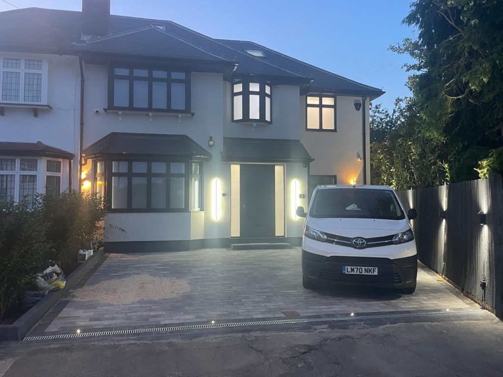 Completed new build frontage - VED Construction