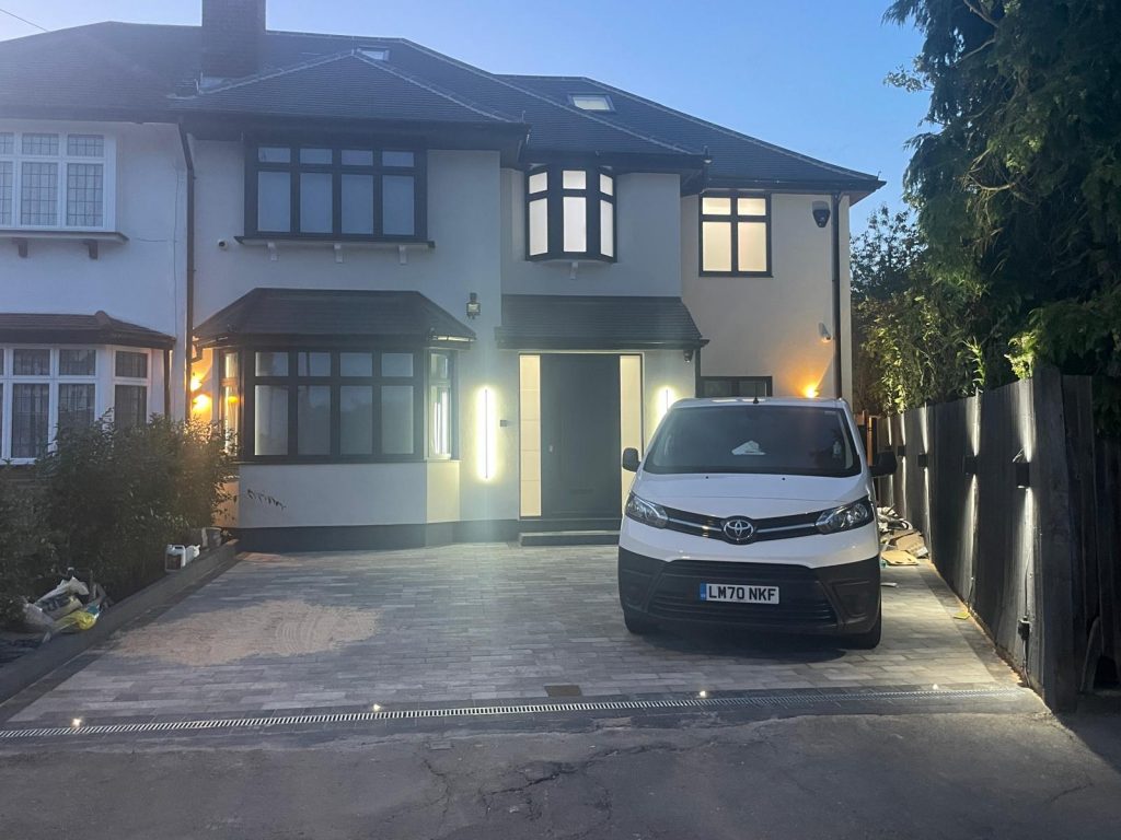 Driveway and frontage complete - VED Construction