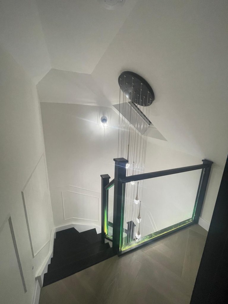 Feature lighting detail - VED Construction