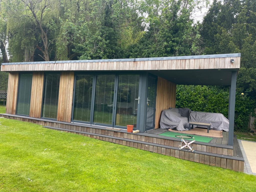 Timber and glass garden room - VED Construction